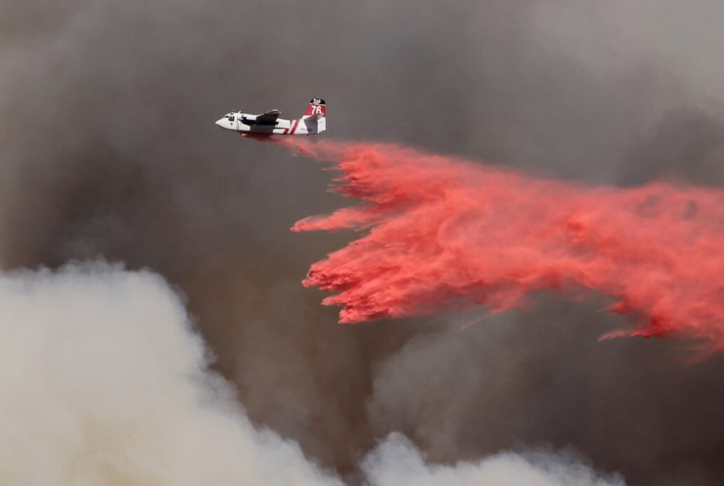 California wildfires rescue
