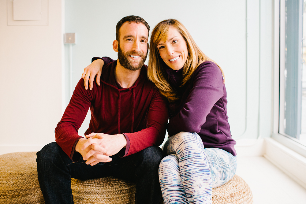 Stephanie Snyder and David Acker Love Story Yoga founders