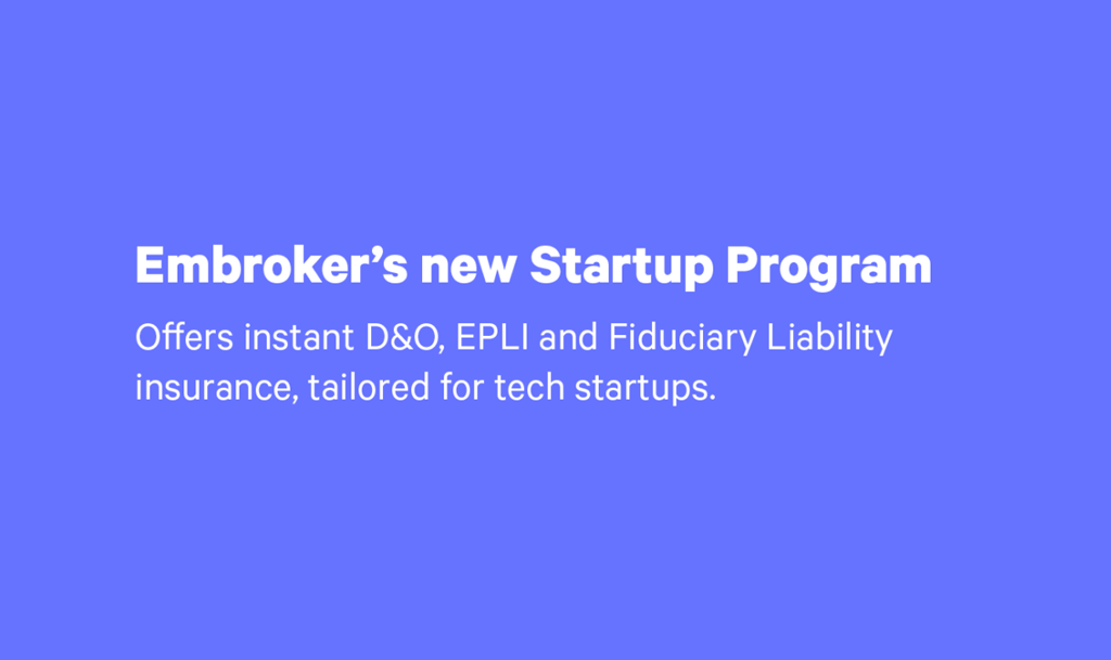Embroker Startup Program illustration