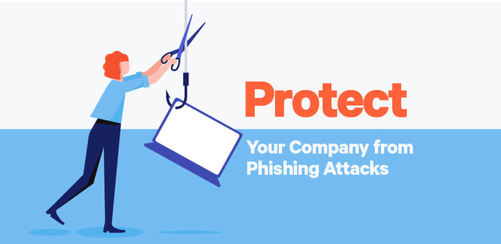 protect business from phishing attacks illustration