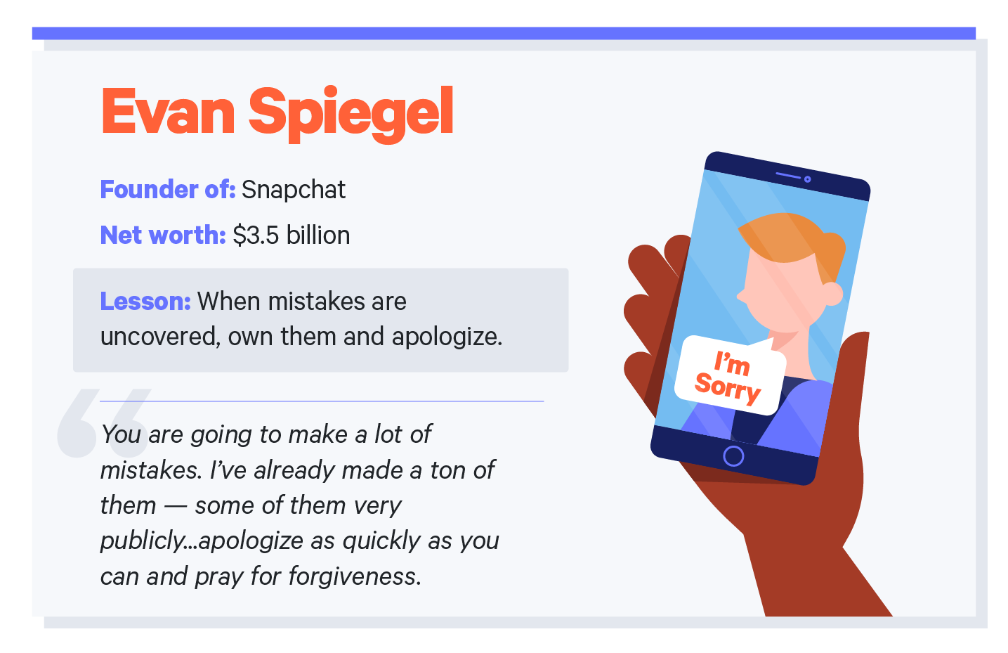 evan spiegel advice