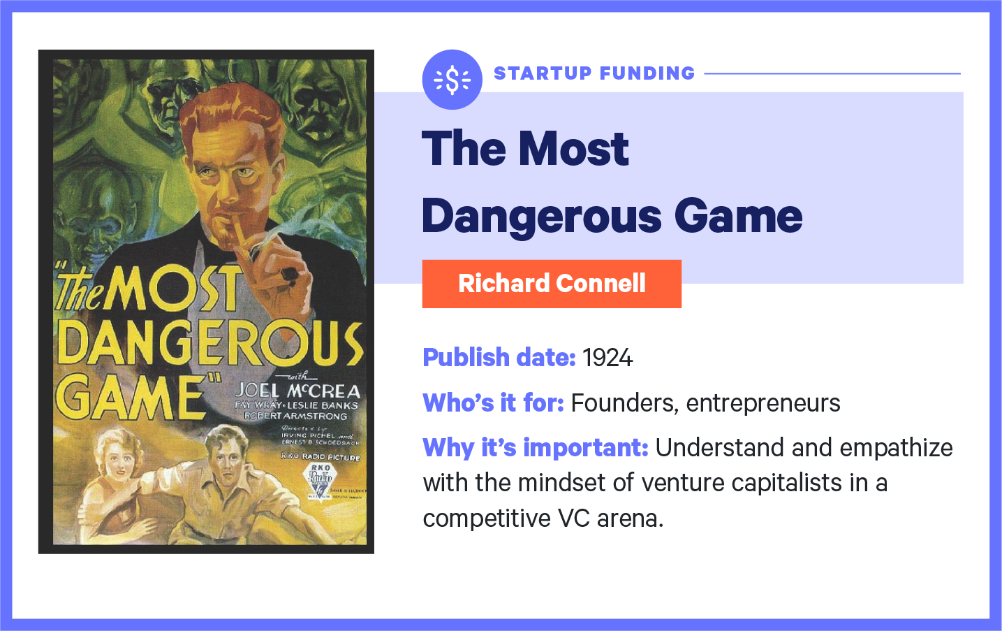 the most dangerous game book
