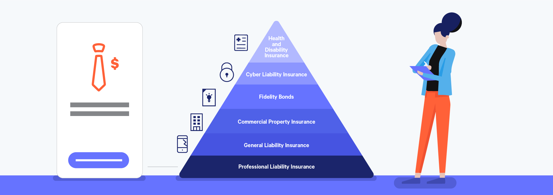 professional liability insurance as a key freelance insurance policy illustration