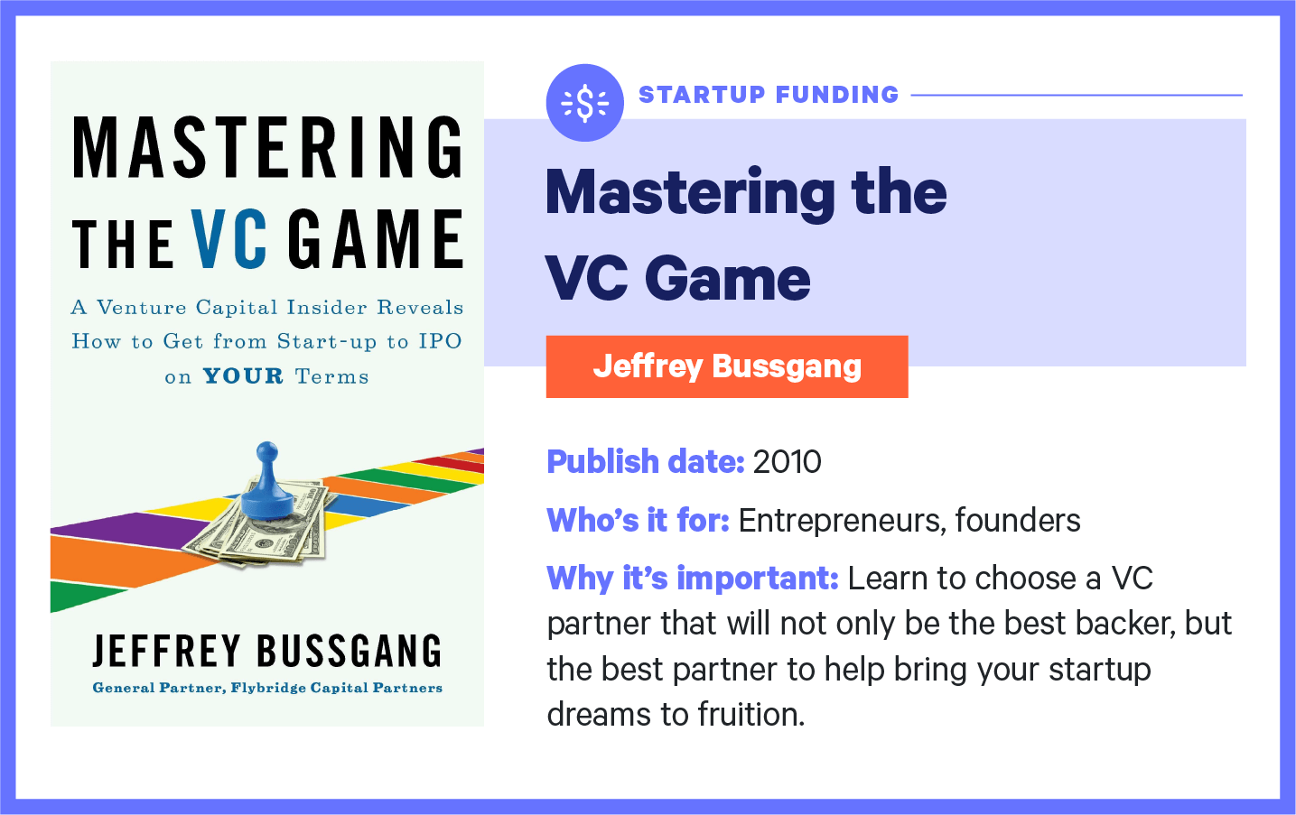 mastering the VC game book