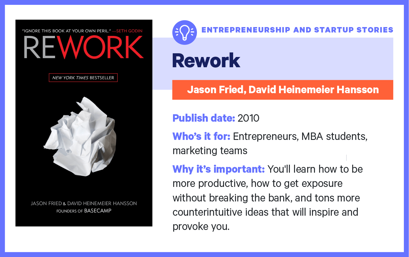 rework book