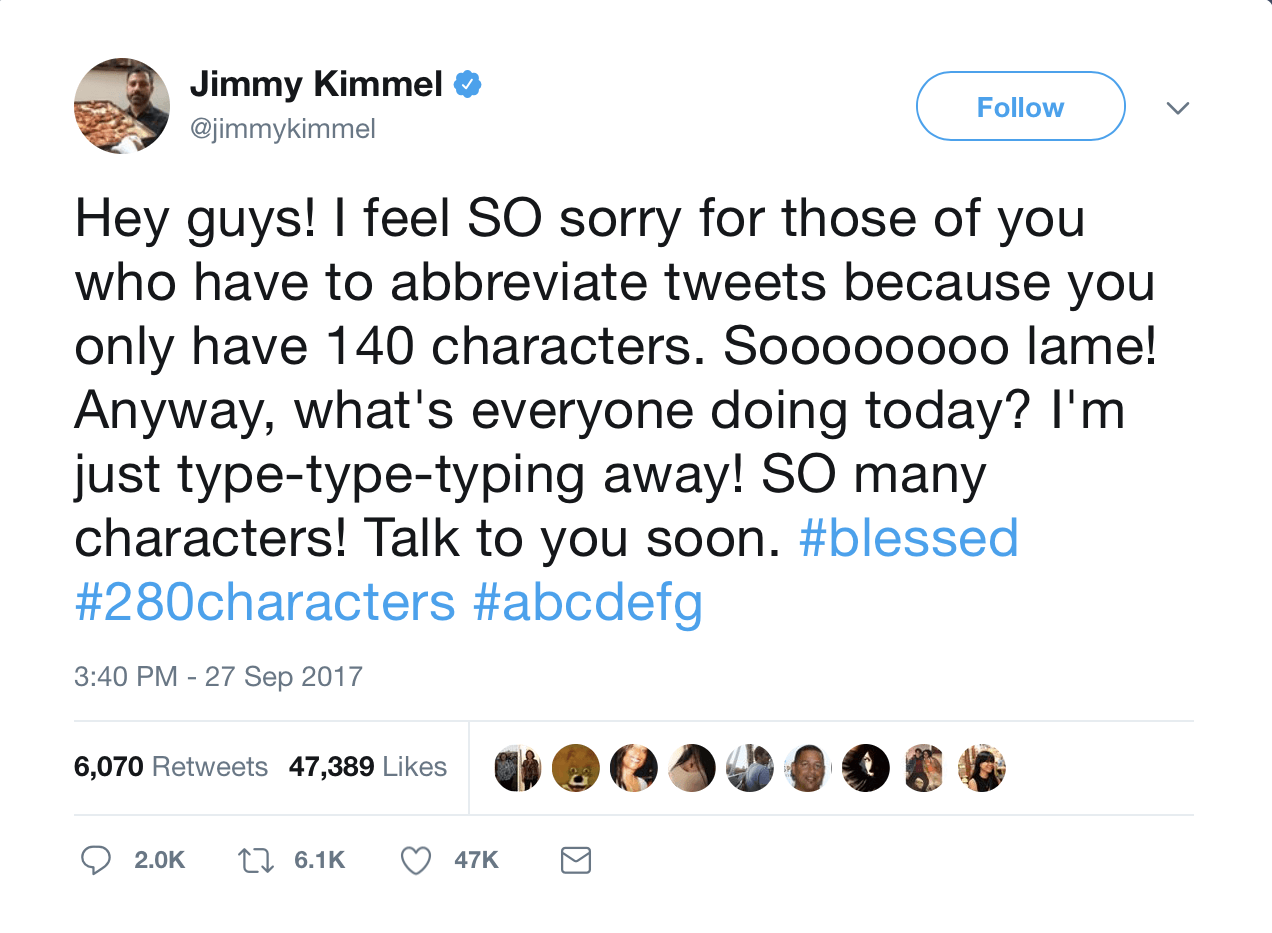 Jimmy Kimmel twitter 