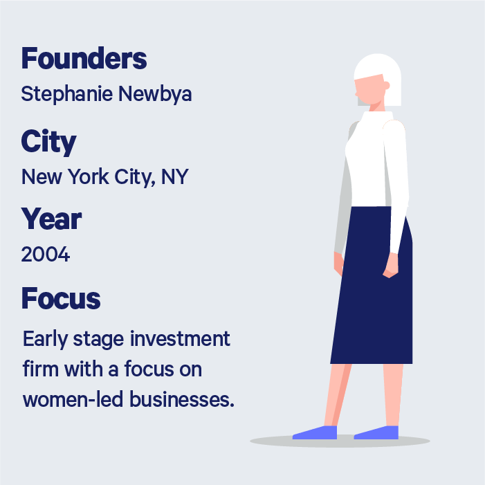 Description of Golden Seeds founder Stephanie Newbya